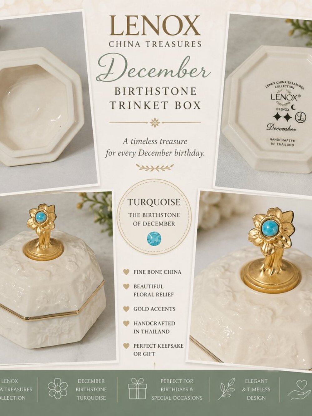 Lenox China Treasures December